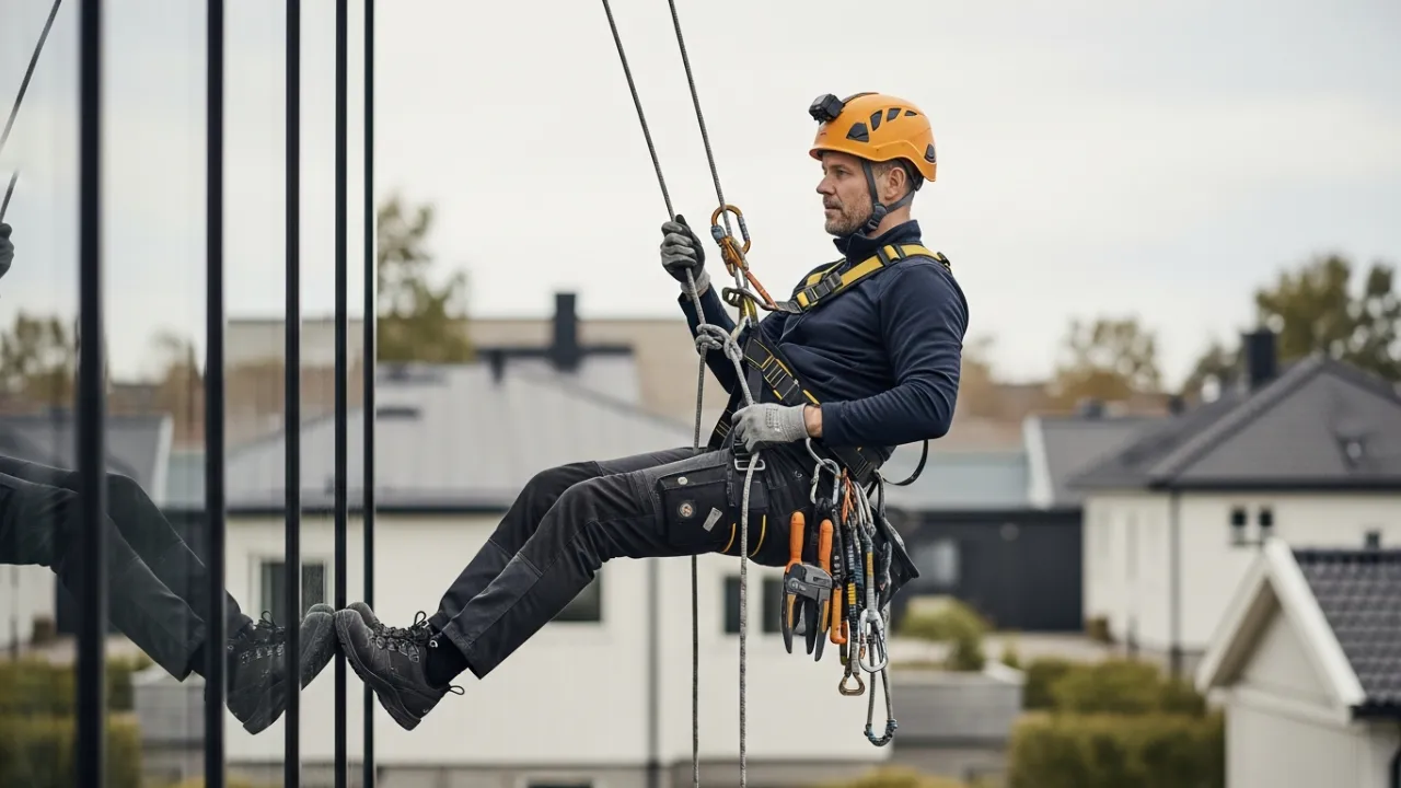 Rope access fastighet: En guide till effektivt fasadunderhåll